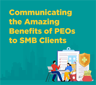 Small and medium-sized businesses often struggle to access effective Human Resources solutions. Learn how to communicate the importance of PEO partnerships to your SMB clients to support them in this realm. Human Resources management can be a huge burden for small and medium-sized businesses (SMBs)...