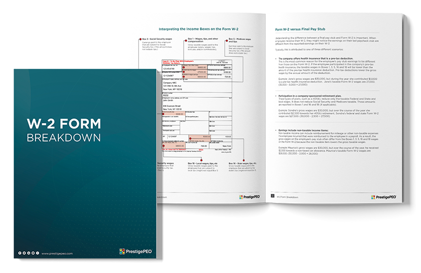 W-2 Form Breakdown